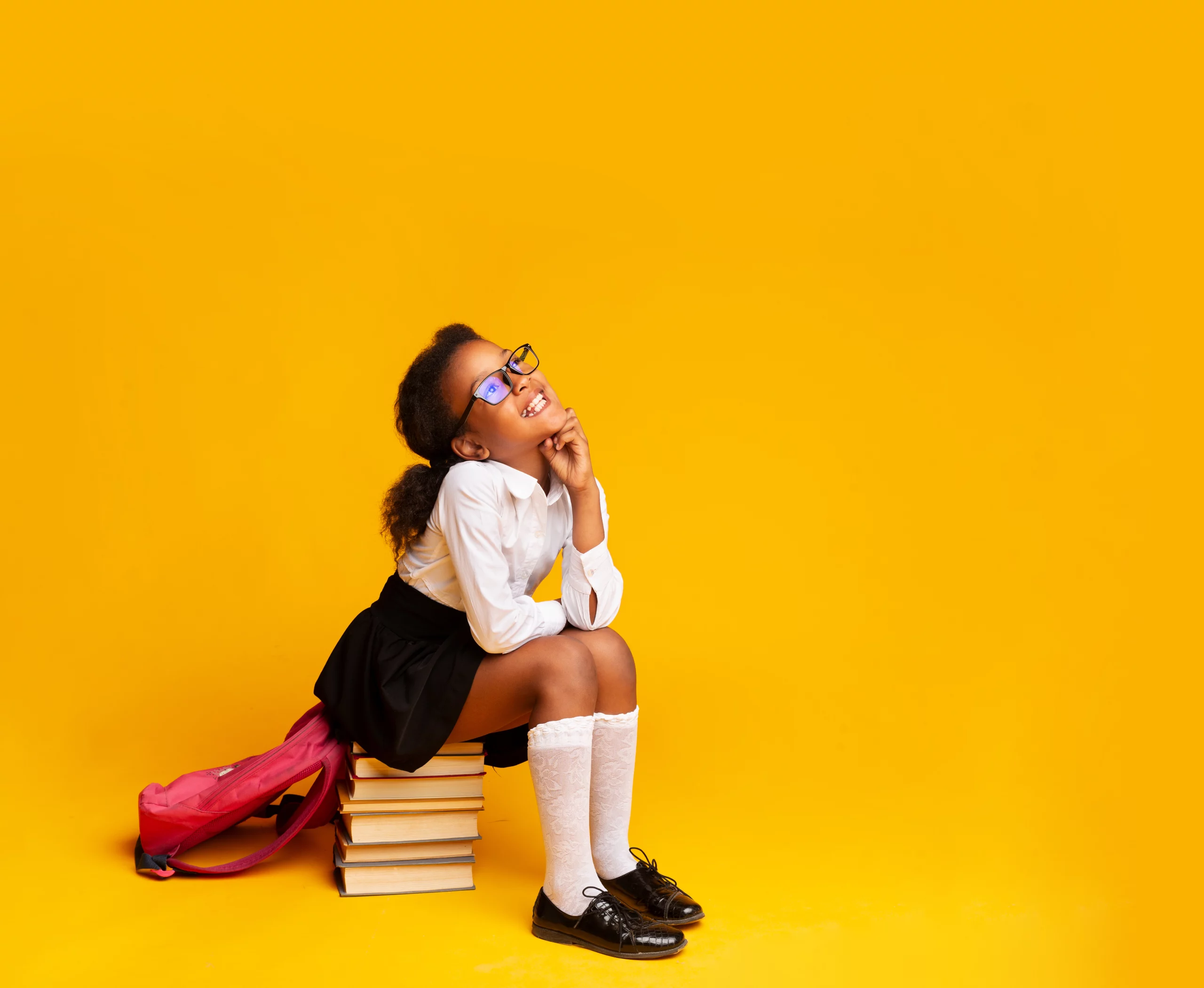 students with books